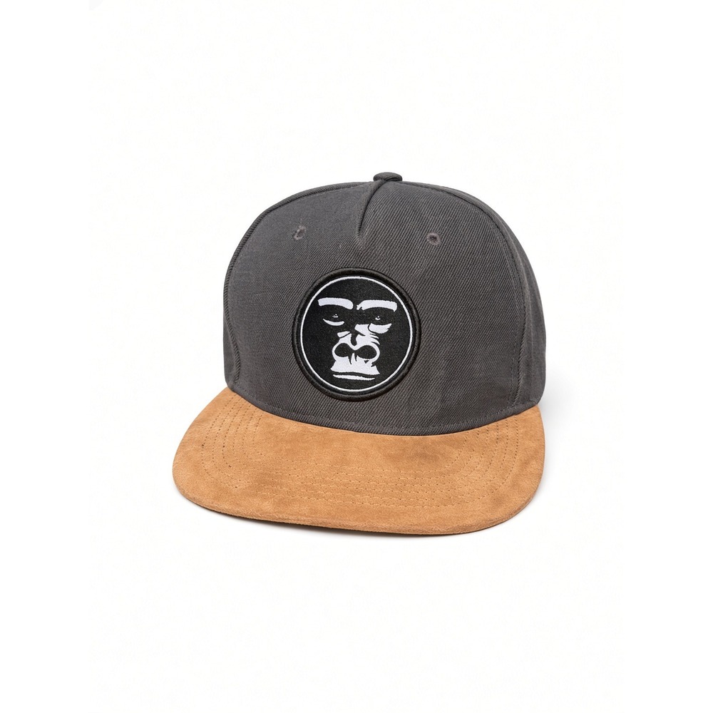 San Diego Zoo Silverback Gorilla Snapback Hat Captiv8 Supply Co Grey Tan Cap